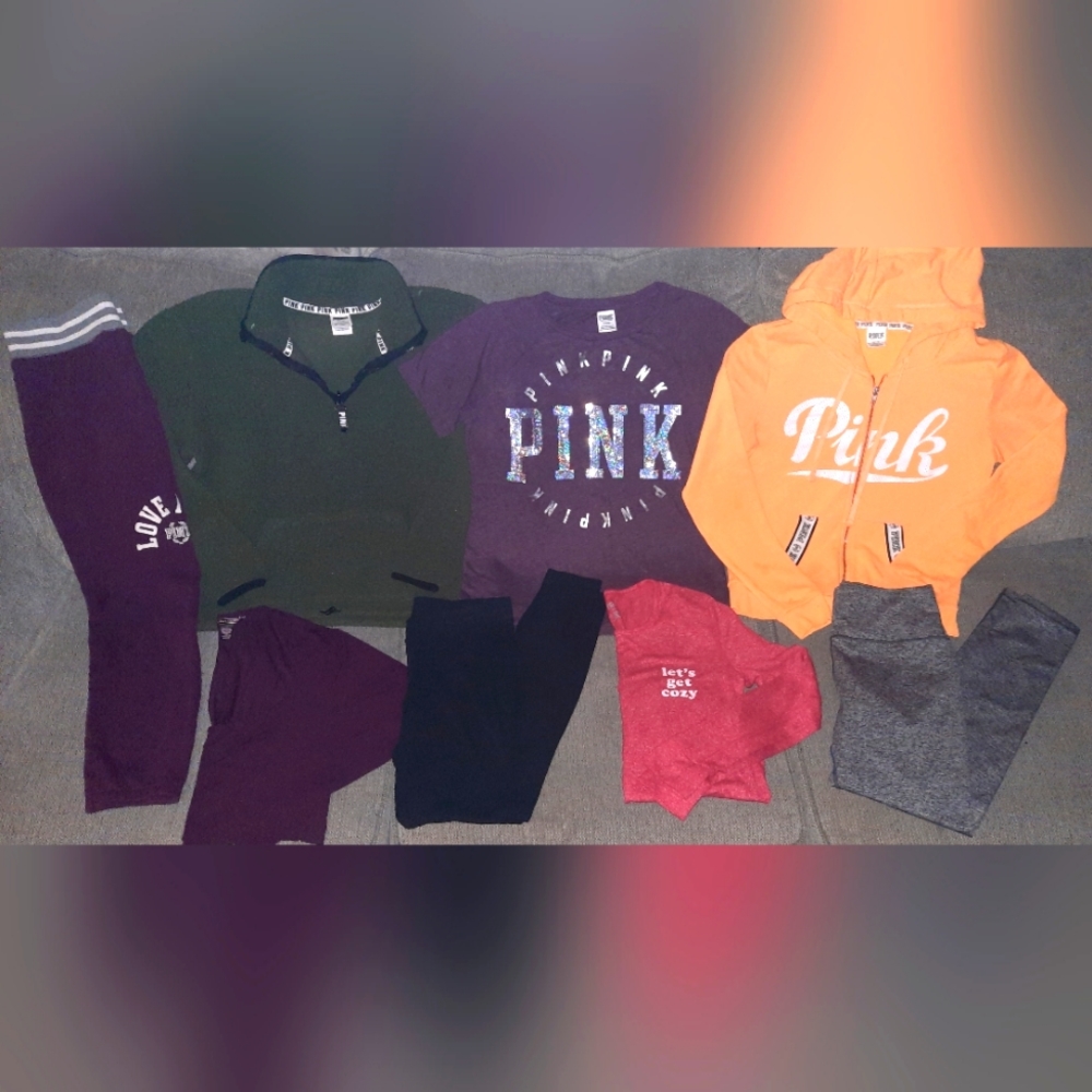 PINK BY VICTORIAS SECRET LOT ALL SIZE MEDIUM